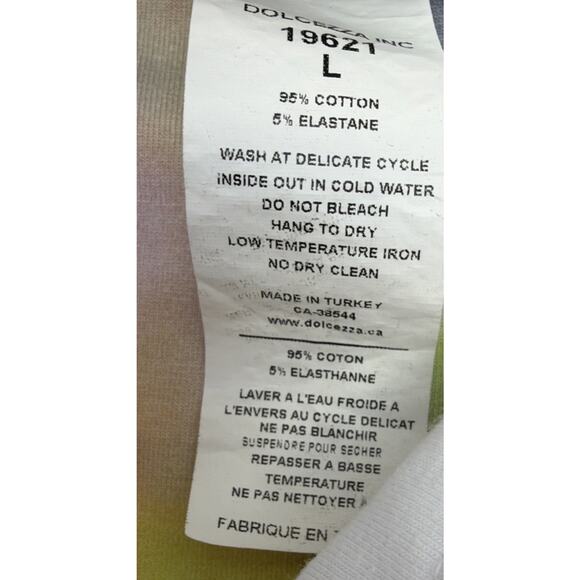 Simply Art By Dolcezza Jacket Women’s Size Large Floral Art To Wear Full Zip - Picture 6 of 6